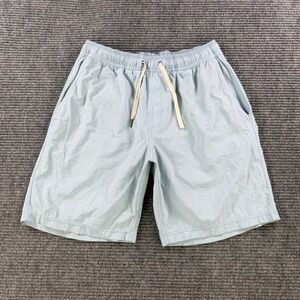 Fair Harbor The Anchor Swim Trunks Mens Medium Light Blue Lined Board Bottoms